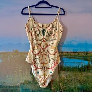Baroque Ornamental Mer Swimsuit